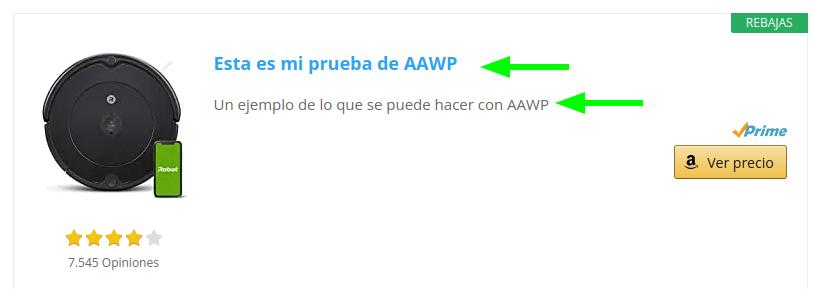AAWP personalizado