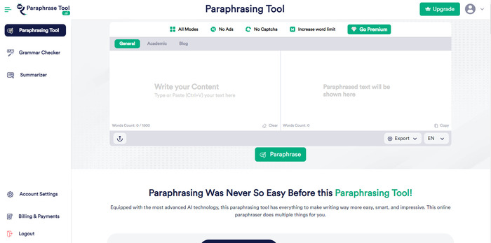 Paraphrasetool.com